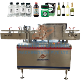 Round Automatic Single Side High Speed Sticker Labeling Machine, 380 V Ac