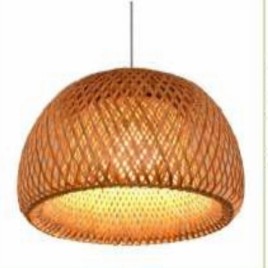 Round Decor Cane Lamps, Wall Lamp, Yellow