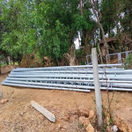 Round galvanized iron octagonal pole, For Highway, 9 M