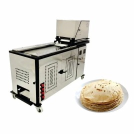 Round Gas Range Semi Automatic Chapati Making Machine, For Industrial