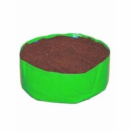 Round HDPE Spinach Green Grow Bags 15X09, For Growing Plants