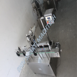Round Injectable Vial Sticker Labelling Machine, For Labeling