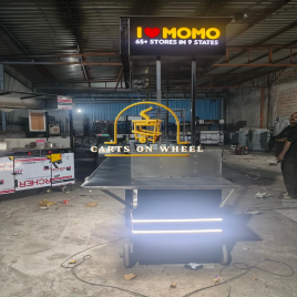 Rowdy Momo Express Customize-Momo Food Cart by Carts on Wheel