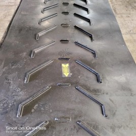 Rubber Chevron Conveyor Belt, Belt Thickness: 10 mm