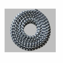 Rubber Coated Diamond Wire Saw Rope, Length: 20 m