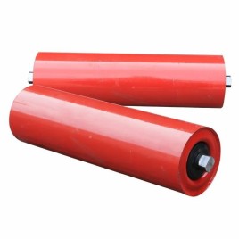 Rubber Conveyor Roller/Idlers, Roller Length: 100-3500mm