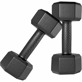 Rubber Gym Dumbbell, 2.5 Kg