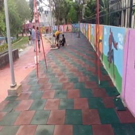 Rubber Tile Flooring