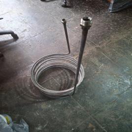 S S 316 Limpet Coil Open Evaporator, Max Pressure: 15 kg