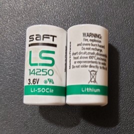 Saft Ls 14250 3.6v Lithium Battery, for CNC MAchine