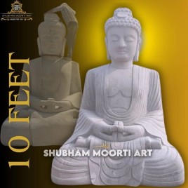 SANDSTONE 10 FEET BUDDHA STATUE, Garden