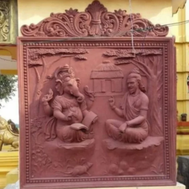 Sandstone Wall Sculpture, For Interior Decor