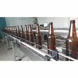 Saurashtra Stainless Steel Bottle Conveyor System, Material Handling Capacity: 50-100 kg per feet