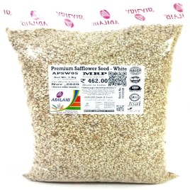 Seeds Birds ADILAID Premium Safflower White (5Kg), Packaging Type: Packet