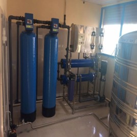 Semi-Automatic 1500 LPH Water Softening Plant, For Domestic