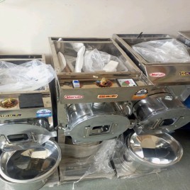 Semi-Automatic 3 HP Flour Mill Machines, 200 Kg/hr