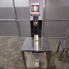 Semi-Automatic AEROSOL BOTTLE D CRIMPING MACHINE (PNEUMATIC)