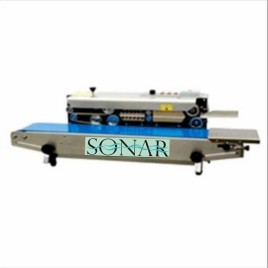 Semi-Automatic Continuous Band Sealer Machine, Horizontal