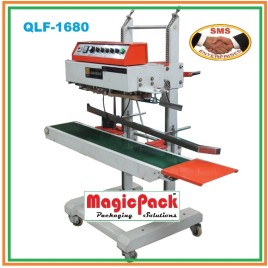Semi-Automatic Continus Sealing Machine QLF-1680, Production Capacity: 15 KG
