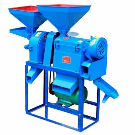 Semi-Automatic Domestic Rice Mill Machine, Single Phase, Capacity: 100 Kg Per Hour