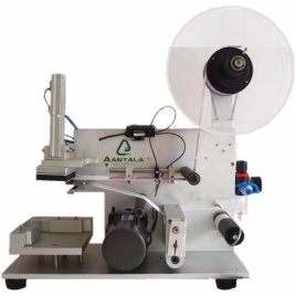 Semi Automatic Flat Bottle Sticker Labelling Machine, 415V