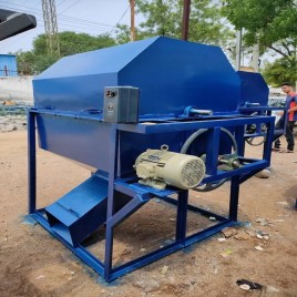 Semi Automatic Haldi Polish Machine