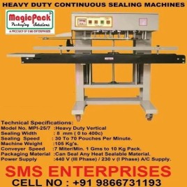 Semi-Automatic Heavy Duty Band Sealing Machine 5-10 Kg, 0-500 pouch per hour