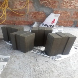 Semi-Automatic Interlocking Brick Making Machine