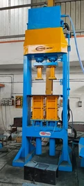 Semi-Automatic Interlocking Brick Making Machine