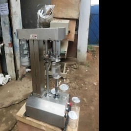 Semi Automatic Jar Capping And Sealing Machine / Tin Can Sealer, Capacity: 2000 Pouch Per Hour