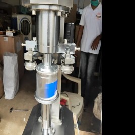 Semi Automatic Jar Capping And Sealing Machine / Tin Can Sealer, Capacity: 2000 Pouch Per Hour