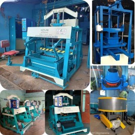 Semi Automatic Kovai Paver Block Making Machine
