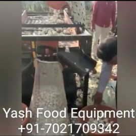 Semi-Automatic Mild Steel Garlic Grading And Sorting Machine, 6000 kg