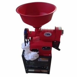 Semi-Automatic Mini Rice Mill, 3 hp, Single Phase