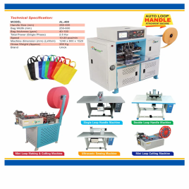 Semi Automatic Non Woven Bag Making Machine, Capacity: 100 (Pieces Per Hour)