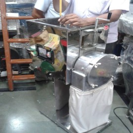 Semi-Automatic powder making machine(dry), Single Phase, Hammer Mill