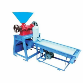 Semi-Automatic Rice Huller Machine, Single Phase