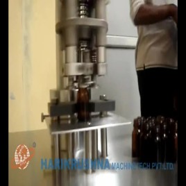 Semi Automatic Ropp Cap Sealing Machine, Capacity: 20 mm, 22 mm, 25mm, 28mm