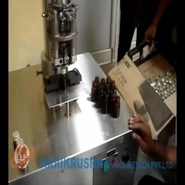 Semi Automatic Ropp Cap Sealing Machine, Capacity: 20 mm, 22 mm, 25mm, 28mm