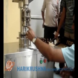 Semi Automatic Ropp Cap Sealing Machine, Capacity: 20 mm, 22 mm, 25mm, 28mm