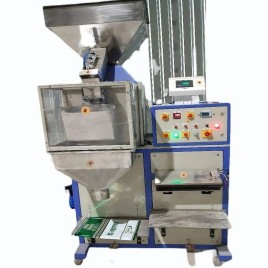 Semi-Automatic Seeds Weighing & Filling Machine, Capacity: 100 Bags/Hour