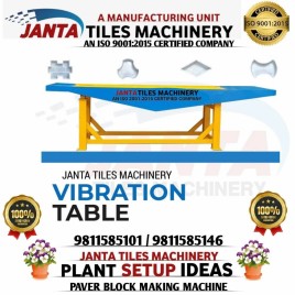 Semi-Automatic Vibrator Paver Block Making Machine