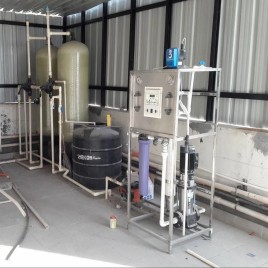 Semi-Automatic Water Softener RO Treatment Plant, For Commercial