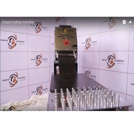Semi Cooked Chapati Making Machine With Roasting Unit, Model Name/Number: Fs 800