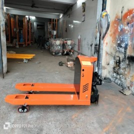 Semi Electric Hydraulic Pallet Truck, For Material Handling