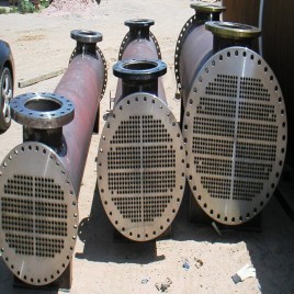 Shell And Tube Water Cool Condenser, For Industrial Use