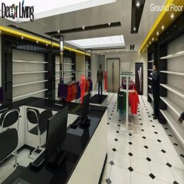 Shop Interior Designing Service Work Provided Wood Work & Furniture