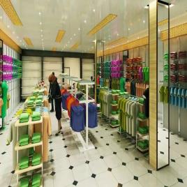 Shop Interior Designing Service Work Provided Wood Work & Furniture