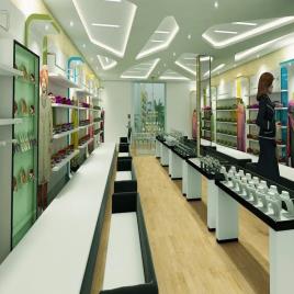 Shop Interior Designing Service Work Provided Wood Work & Furniture