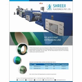 SHREEJI PET Box Strap Extrusion Plant